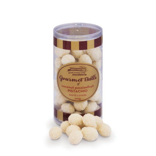 Gourmet Balls of | Coconut Passionfruit Pistachio | White 200g - Great ...