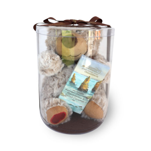 Caramel Bear with Macadamia & Salted Caramel Bar 55g