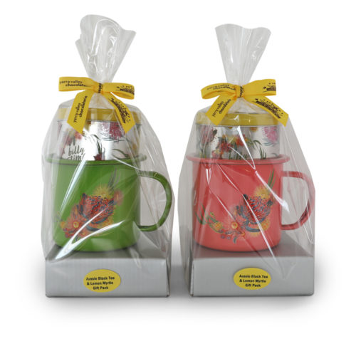 Billy Time<br />Aussie Black Tea & Lemon Myrtle<br />Enamel Mug Gift Pack