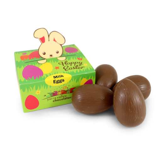 Our handmade Easter eggs are carefully crafted by our team of passionate and skilled chocolatiers using the finest quality Belgian couverture chocolate. Our milk chocolate is smooth and delicious. Happy Easter!