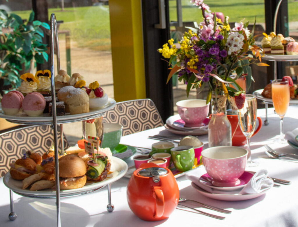 high tea at the chocolaterie